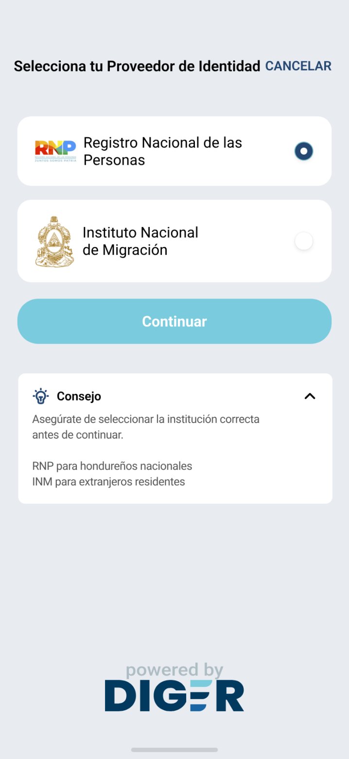 Selecciona proveedor